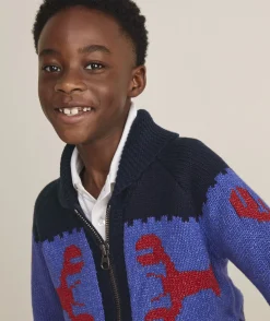 Sweaters<Vineyard Vines Boys’ Cotton Cashmere Cable Crewneck Sweater Cocktail Sauce