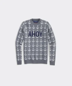 Sweaters<Vineyard Vines Boys’ Cotton Cashmere Cable Crewneck Sweater Nautical Navy