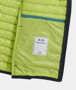 Jackets, Blazers & Vests<Vineyard Vines Boys’ Lightweight Packable Puffer Jacket Turf Green