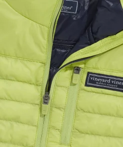 Jackets, Blazers & Vests<Vineyard Vines Boys’ Lightweight Packable Puffer Jacket Nautical Navy