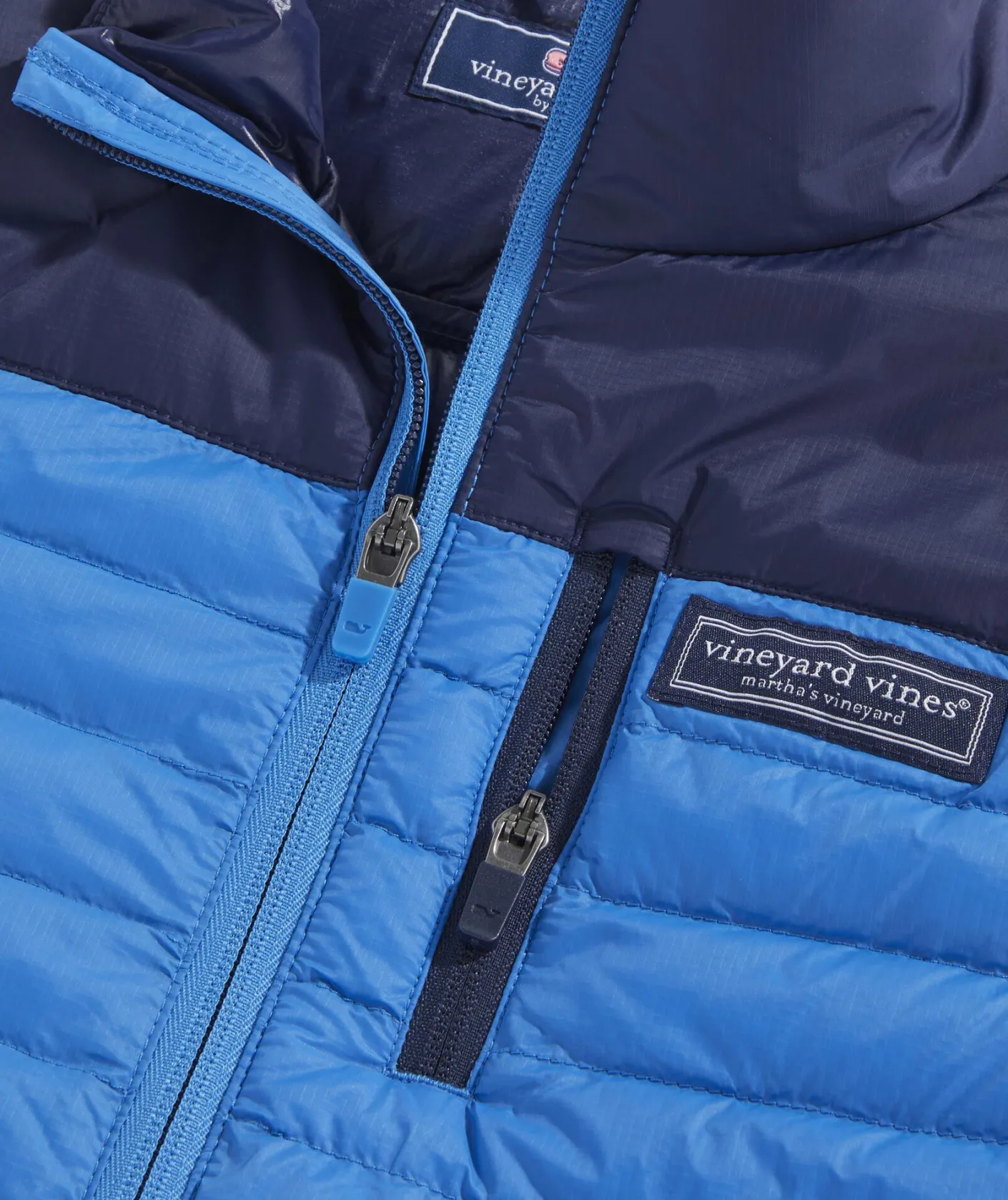 Jackets, Blazers & Vests|Sweatshirts & Sweatpants<Vineyard Vines Boys’ Sherpa SuperShep™ Full-Zip Snowflake - N.Navy
