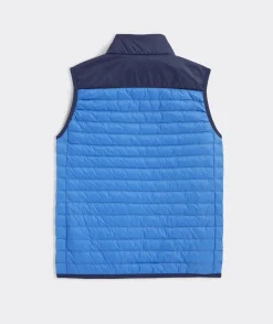 Jackets, Blazers & Vests|Sweatshirts & Sweatpants<Vineyard Vines Boys’ Sherpa SuperShep™ Full-Zip Snowflake - N.Navy