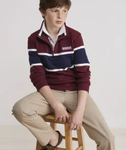 Sweatshirts & Sweatpants<Vineyard Vines Boys’ Sun-Washed Crewneck Turf Green