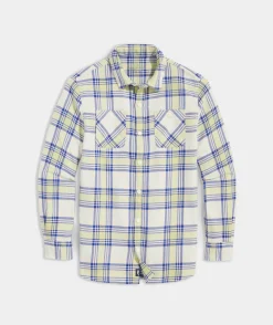 Button-Down Shirts<Vineyard Vines Boys Tattersall On-The-Go brrr Shirt Melon