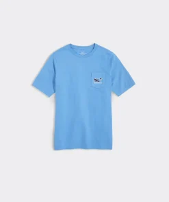 Tees<Vineyard Vines Boys' Baseball Whale Short-Sleeve Tee Nautical Navy