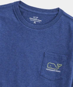 Tees<Vineyard Vines Boys' Bunny Suit Character Whale Short-Sleeve Pocket Tee White Cap