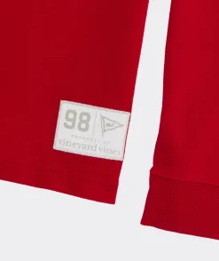 Polos<Vineyard Vines Boys' Cotton Rugby Shirt Crimson