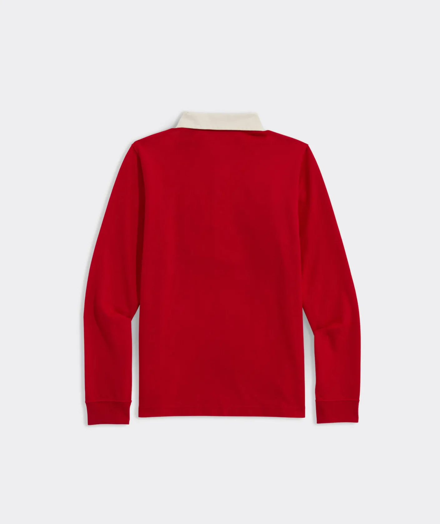Polos<Vineyard Vines Boys' Cotton Rugby Shirt Crimson