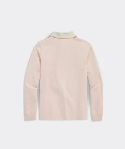 Polos<Vineyard Vines Boys' Cotton Rugby Shirt Red Velvet