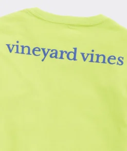 Tees<Vineyard Vines Boys' East Coast Kid Long-Sleeve Pocket Tee Tide Blue