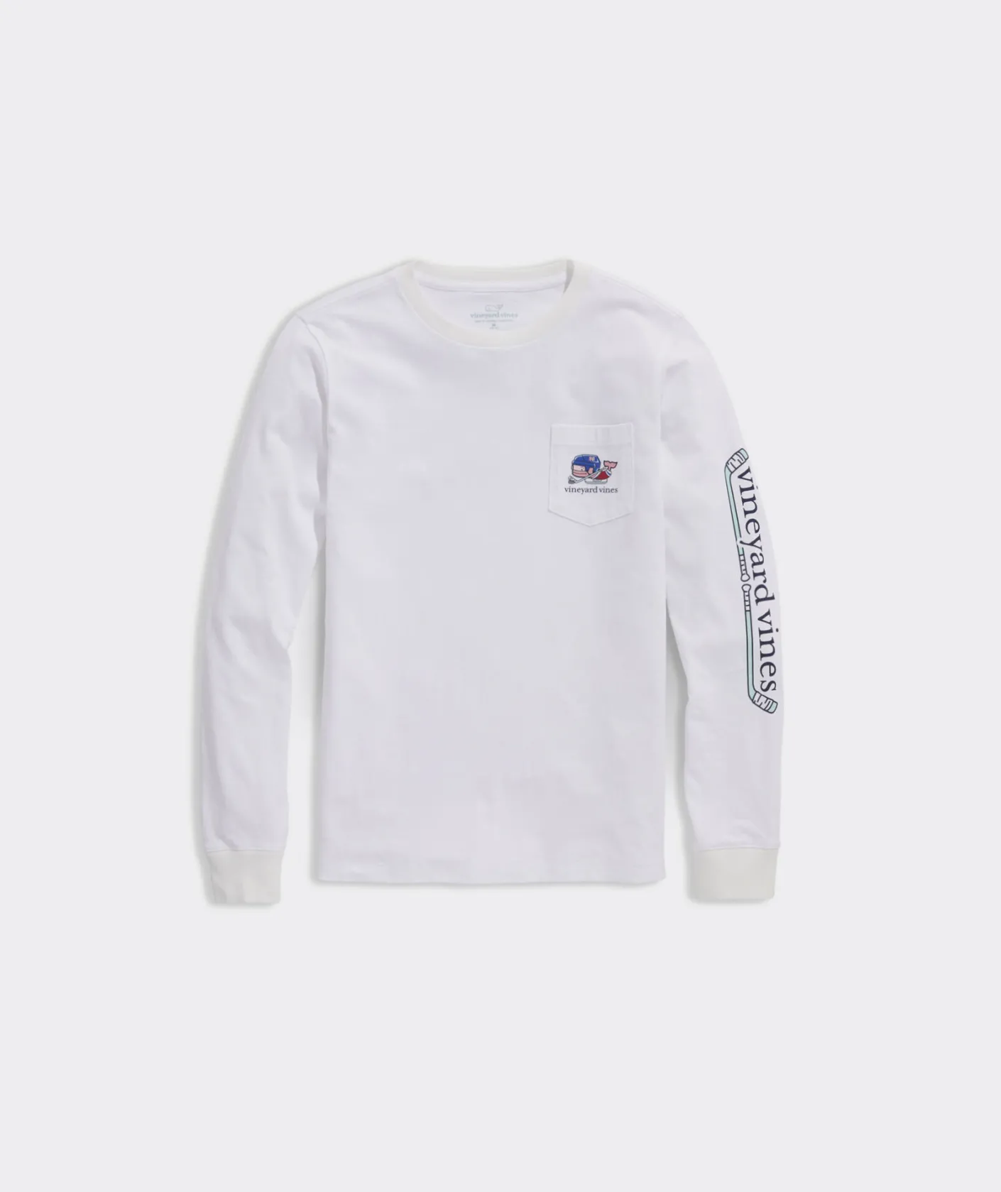 Tees<Vineyard Vines Boys' Football Whale Long-Sleeve Tee Nautical Navy