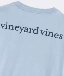 Tees<Vineyard Vines Boys' Football Whale Short-Sleeve Tee Grey Heather