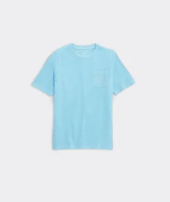 Tees<Vineyard Vines Boys' Front Whale Short-Sleeve Harbor Performance Tee Tide Blue