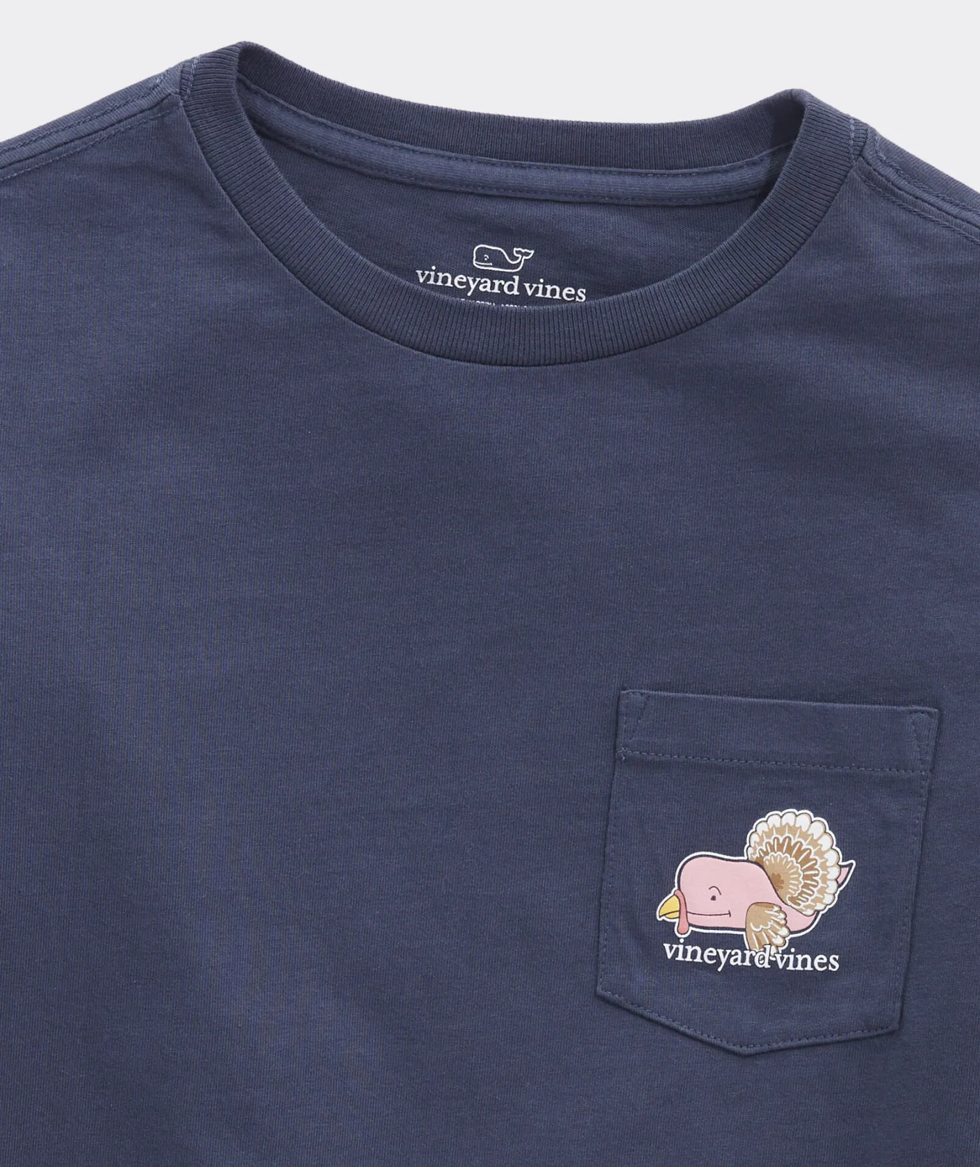 Tees<Vineyard Vines Boys' Glow-In-The-Dark Holiday Lights Whale Long-Sleeve Tee Medium Gray Heather