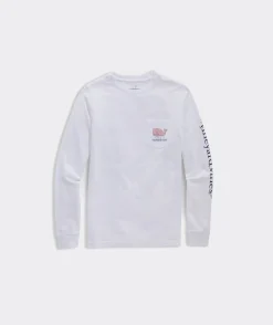 Tees<Vineyard Vines Boys' Hanukkah Icons Long-Sleeve Pocket Tee Nautical Navy