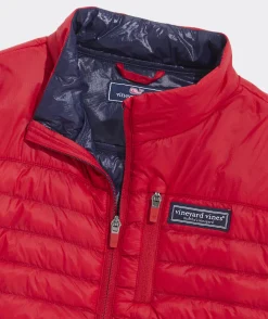 Jackets, Blazers & Vests<Vineyard Vines Boys' Harbor Fleece Vest Nautical Navy