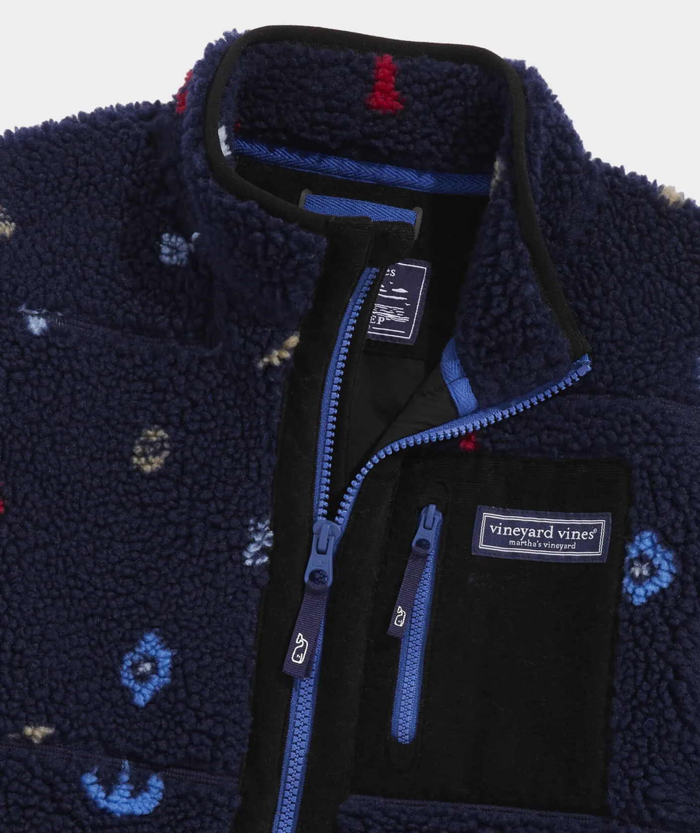 Jackets, Blazers & Vests<Vineyard Vines Boys' Harbor Fleece Vest Cypress