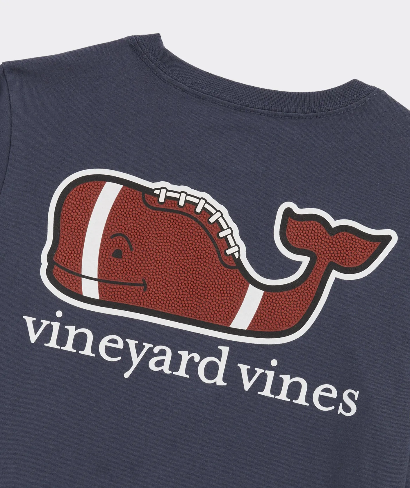 Tees<Vineyard Vines Boys' Heathered Two-Toned Whale Long-Sleeve Pocket Tee Blue Blazer Hthr