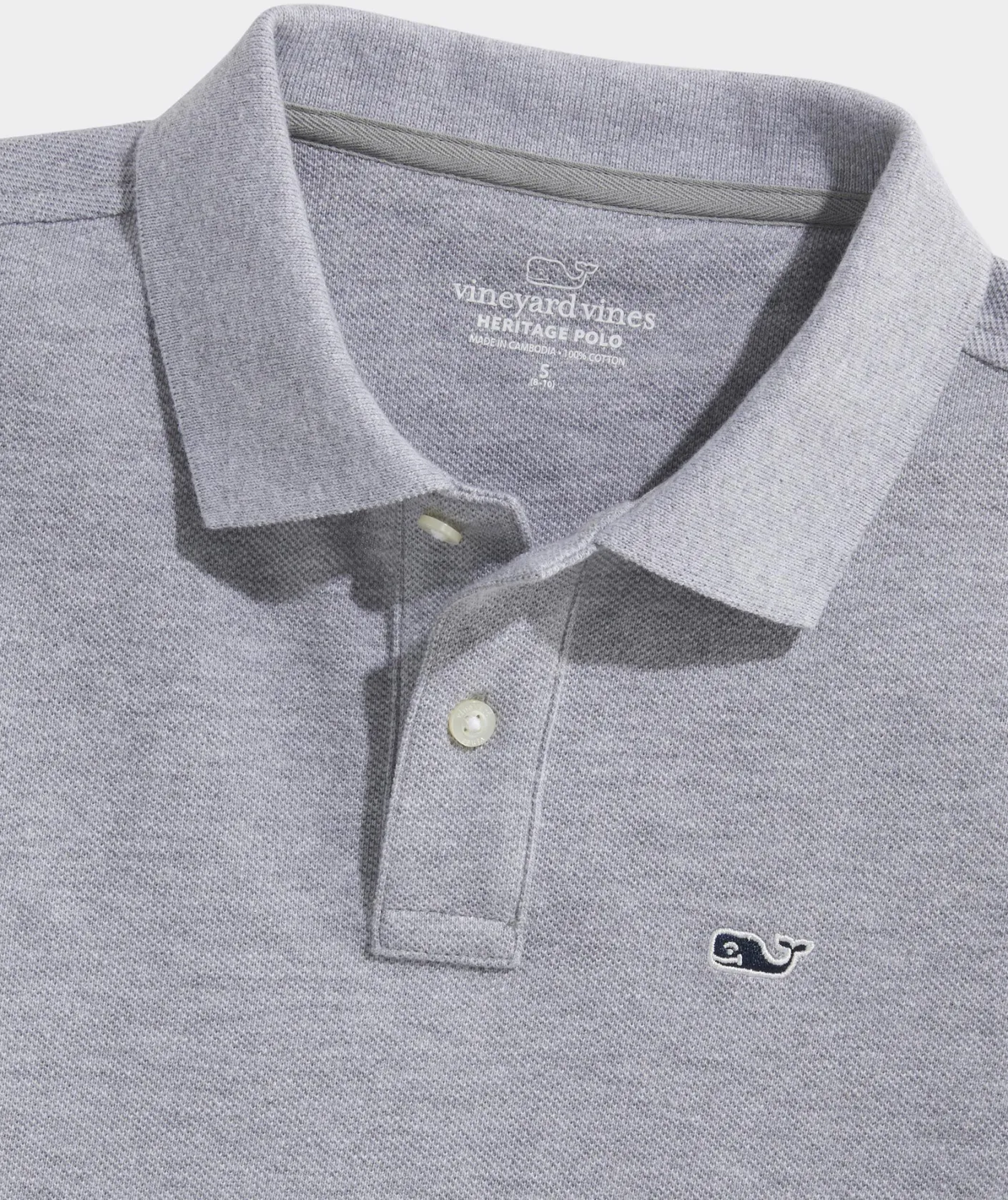 Polos<Vineyard Vines Boys' Heritage Pique Polo Mint Sprig