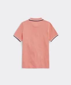 Polos<Vineyard Vines Boys' Heritage Pique Polo Ultimate Gray