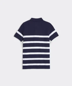 Polos<Vineyard Vines Boys' Heritage Tipped Pique Polo Red Velvet
