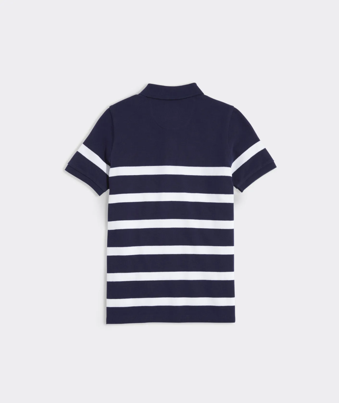 Polos<Vineyard Vines Boys' Heritage Tipped Pique Polo Red Velvet