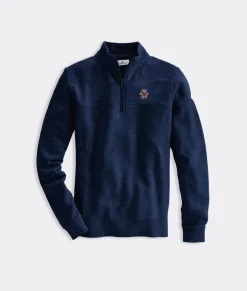 Tees For Boys|Swim & Rashguards<Vineyard Vines Boys' Hockey Player Long-Sleeve Harbor Performance Tee Hull Blue Heather