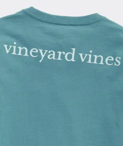 Tees<Vineyard Vines Boys' Hockey Stick Whale Long-Sleeve Tee Wild Lime