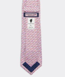 Ties & Bow Ties<Vineyard Vines Boys' Lacrosse Printed Tie Red