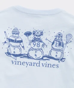Tees<Vineyard Vines Boys' Lacrosse Whale Outline Long-Sleeve Pocket Tee Antigua Green
