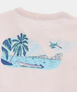 Tees<Vineyard Vines Boys' Lacrosse Whale Short-Sleeve Tee Jake Blue