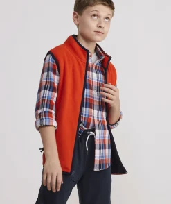 Button-Down Shirts<Vineyard Vines Boys' Lightweight On-The-Go Gingham Shirt Ging Tequila Sunrise