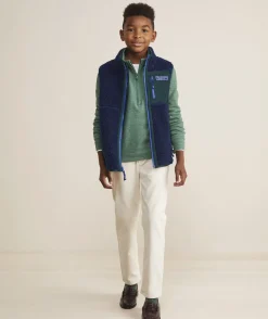 Jackets, Blazers & Vests<Vineyard Vines Boys' Lightweight Packable Puffer Vest Hull Blue