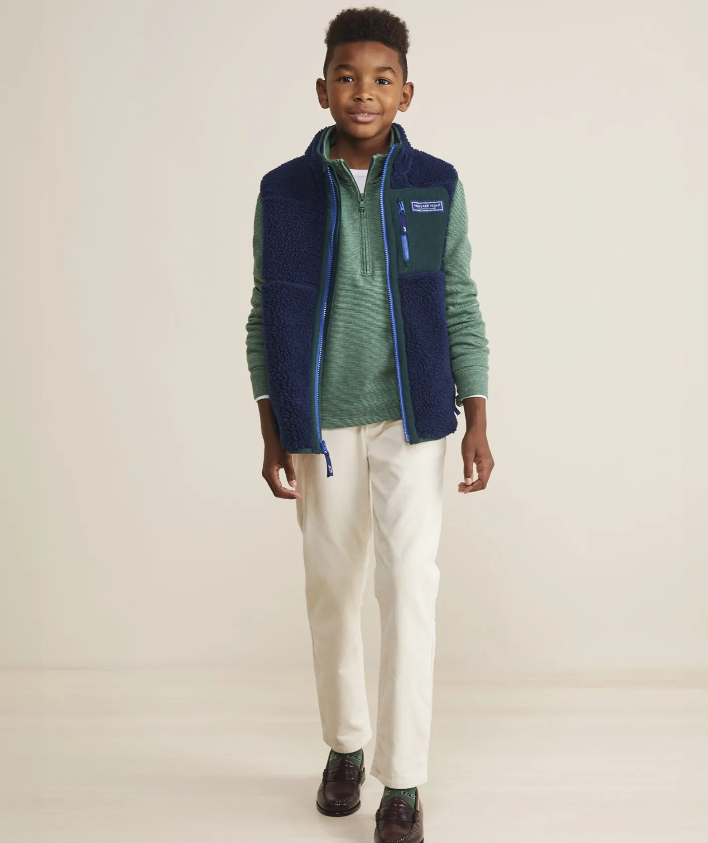Jackets, Blazers & Vests<Vineyard Vines Boys' Lightweight Packable Puffer Vest Hull Blue