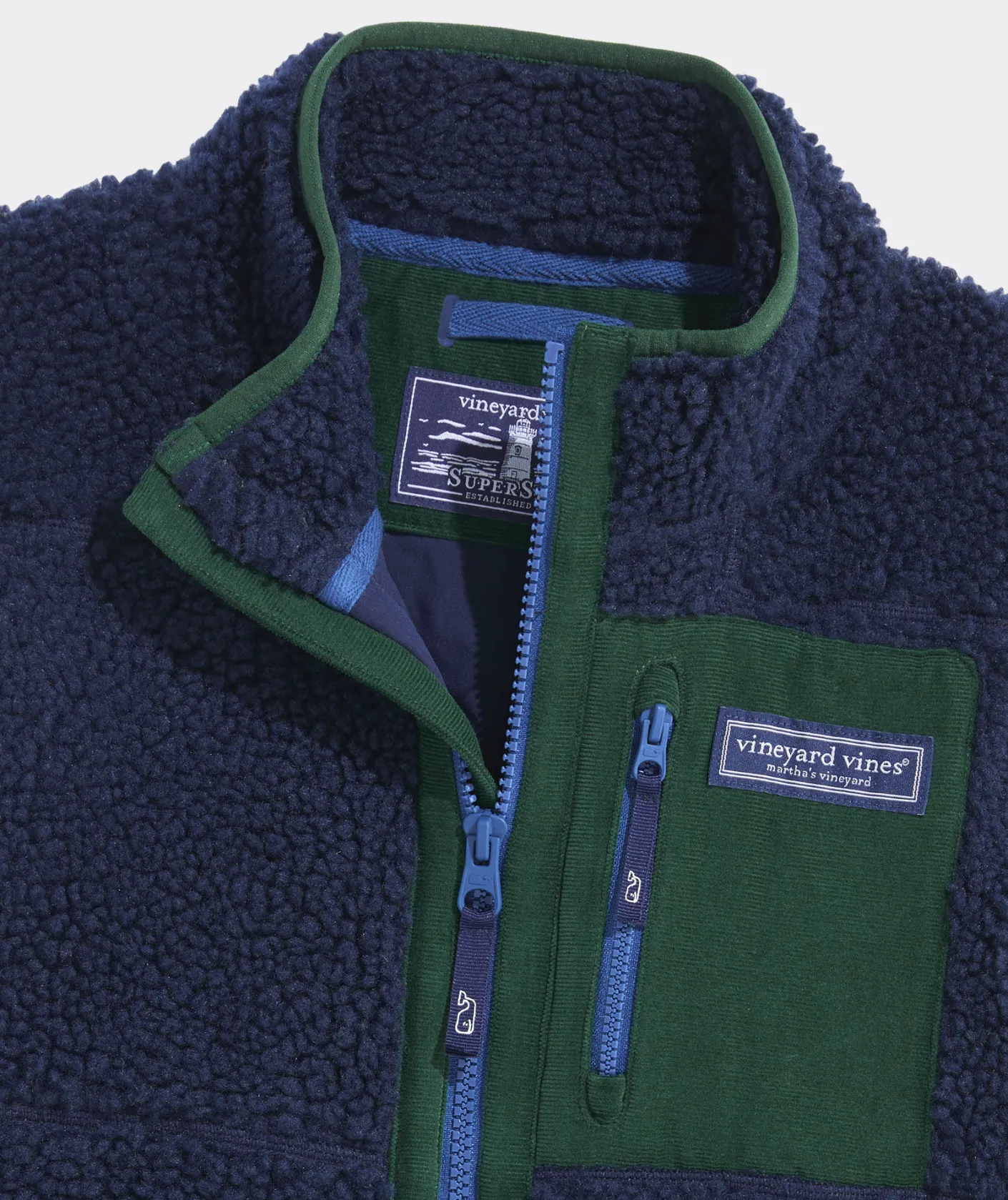 Jackets, Blazers & Vests<Vineyard Vines Boys' Lightweight Packable Puffer Vest Hull Blue