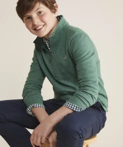 Sweaters<Vineyard Vines Boys' Lobster Shawl Full-Zip Cardigan Nautical Navy