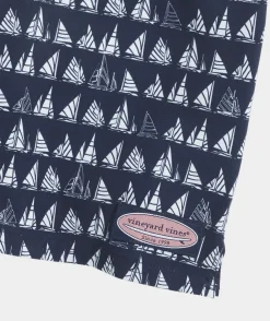 Swim & Rashguards|Tees<Vineyard Vines Boys' Long-Sleeve Rashguard Deep Bay