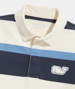 Polos<Vineyard Vines Boys' Multi-Stripe Rugby Shirt Melon