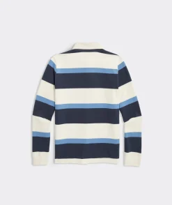 Polos<Vineyard Vines Boys' Multi-Stripe Rugby Shirt Melon