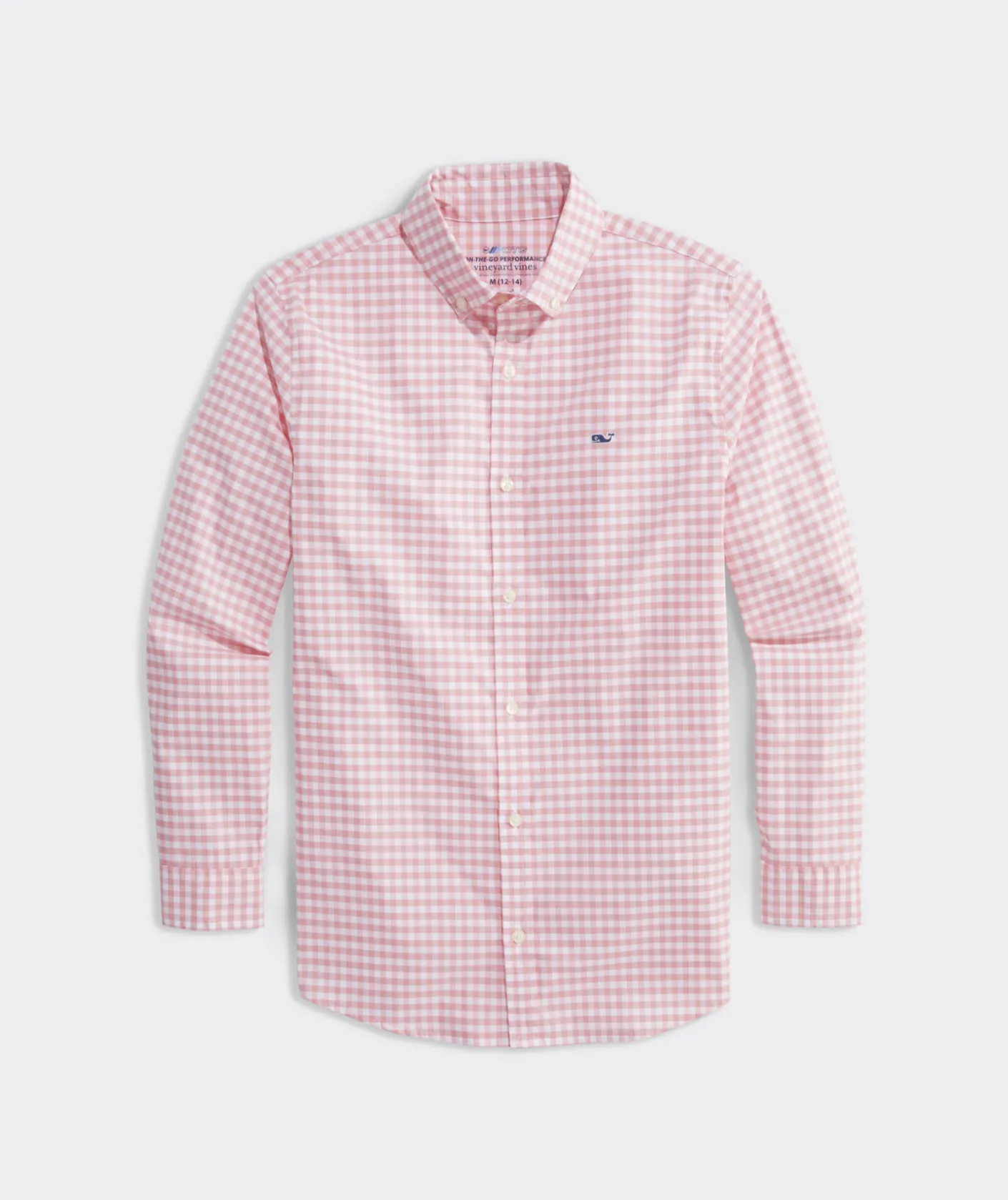 Button-Down Shirts<Vineyard Vines Boys' On-The-Go brrrº Gingham Shirt Cypress