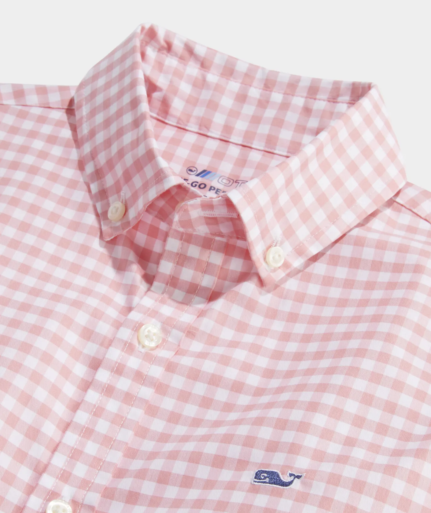 Button-Down Shirts<Vineyard Vines Boys' On-The-Go brrrº Gingham Shirt Cypress