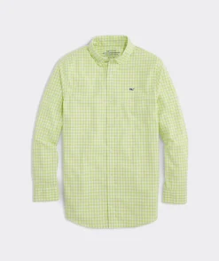 Button-Down Shirts<Vineyard Vines Boys' On-The-Go brrrº Solid Shirt Brrr Solids - White Cap