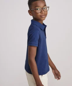 Button-Down Shirts For Boys<Vineyard Vines Boys' On-The-Go brrrº Solid Shirt Brrr Solids - White Cap