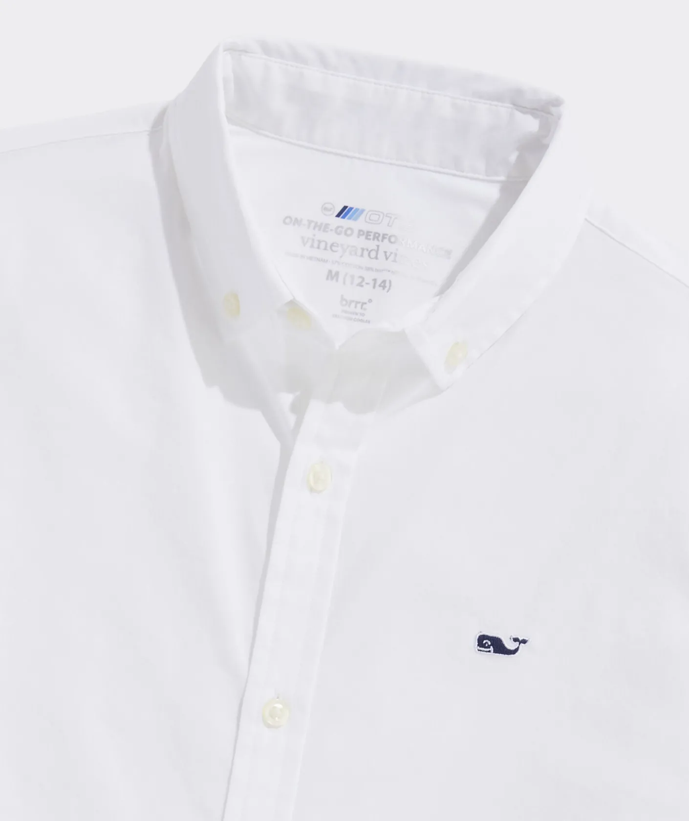 Button-Down Shirts<Vineyard Vines Boys' On-The-Go brrrº Solid Shirt Brrr Solids - Ocean Breeze
