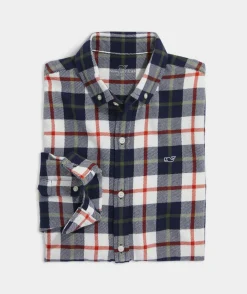 Button-Down Shirts<Vineyard Vines Boys' On-The-Go brrrº Tattersall Shirt Maritime-Blue
