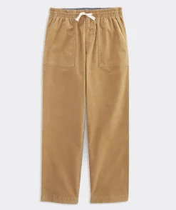 Pants & Chinos<Vineyard Vines Boys' On-The-Go Canvas 5-Pocket Pants Cypress