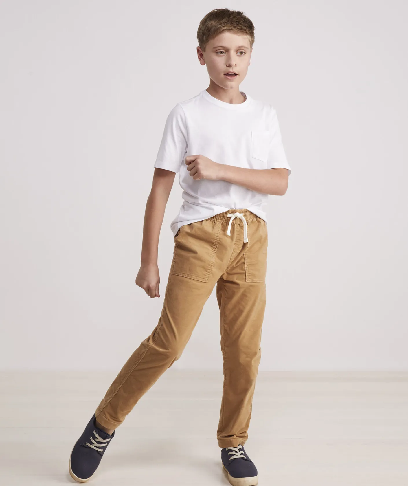 Pants & Chinos<Vineyard Vines Boys' On-The-Go Canvas 5-Pocket Pants Cypress