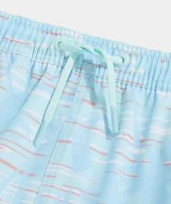 Swim & Rashguards<Vineyard Vines Boys' Printed Chappy Trunks Slim STP Wild Lime