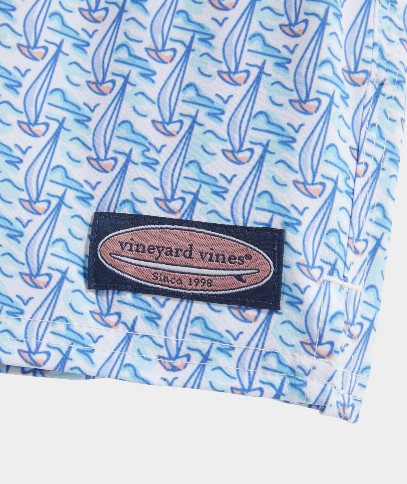 Swim & Rashguards<Vineyard Vines Boys' Printed Chappy Trunks Fsh oo Wtr-AntigGrn