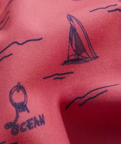 Swim & Rashguards<Vineyard Vines Boys' Printed Chappy Trunks Sea Life Navy